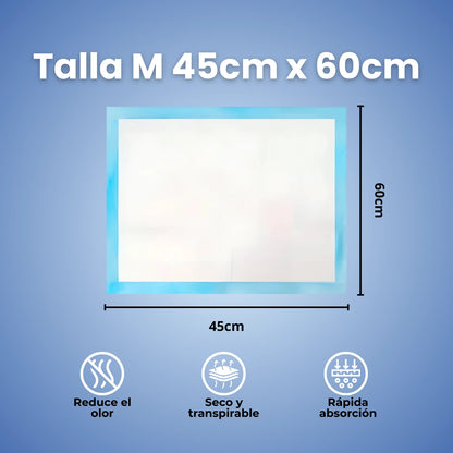 Pañal de Piso Talla M 45x60cm (50 uds.) - Petitienda